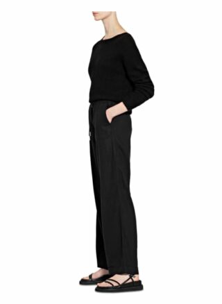 Inwear Hose Brizal mit Leinen, Schwarz