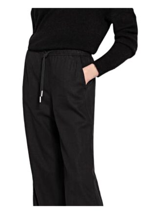 Inwear Hose Brizal mit Leinen, Schwarz