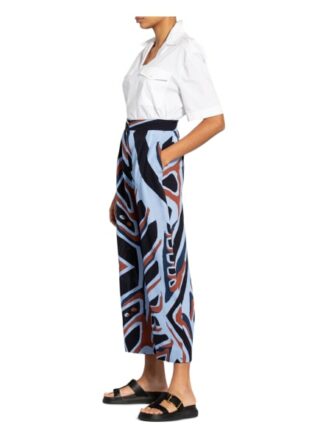 Iris Von Arnim Culotte Fonda aus Seide, Blau