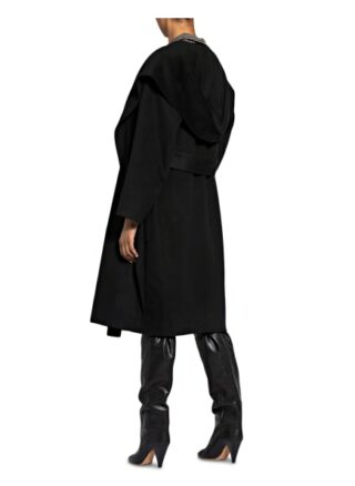 Iris Von Arnim Mantel Bena mit Cashmere, Schwarz