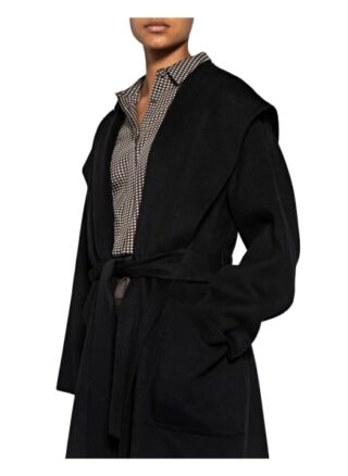 Iris Von Arnim Mantel Bena mit Cashmere, Schwarz