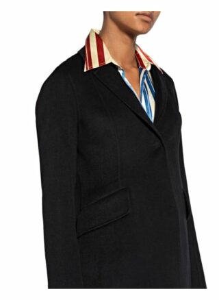 Iris Von Arnim Mantel Benice mit Cashmere, Schwarz