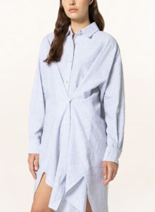 Isabel Marant Étoile Hemdblusenkleid Seen mit Leinen, Blau