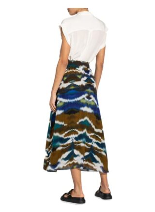 Ivi Collection Seidenrock, Blau