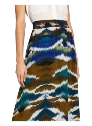 Ivi Collection Seidenrock, Blau