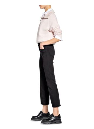 J Brand 7/8-Bootcut Jeans, Schwarz