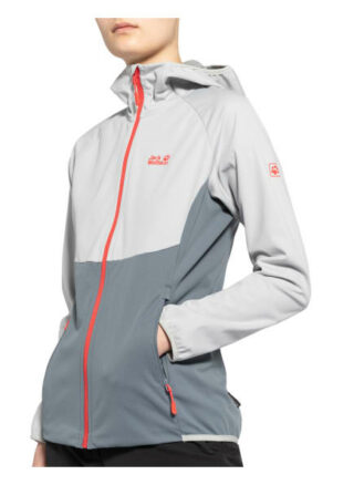 Jack Wolfskin Softshell-Jacke Go Hike, Grau