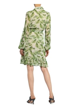 Jadicted Hemdblusenkleid mit Schluppe, Grün