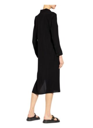 Jadicted Seidenkleid, Schwarz