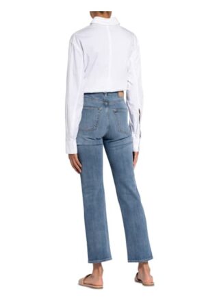 JEANERICA Slim Fit Straight Leg Jeans Damen, Blau