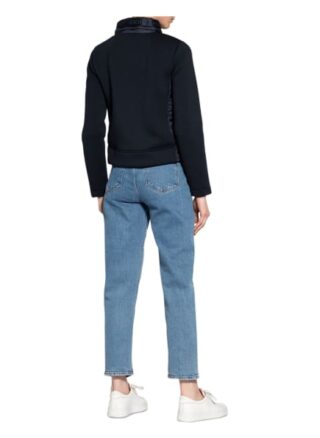 Joop! Steppjacke Oriana im Materialmix, Blau
