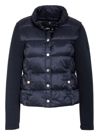 Joop! Steppjacke Oriana im Materialmix, Blau
