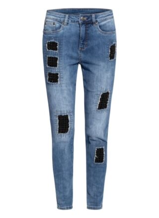 Joseph Ribkoff Destroyed Jeans, Blau