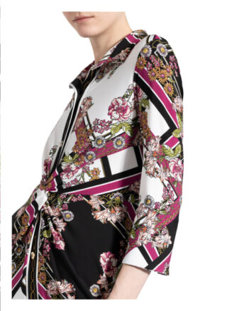 Joseph Ribkoff Hemdblusenkleid mit 3/4-Arm, Schwarz
