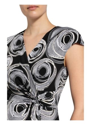 Joseph Ribkoff Jerseykleid in Wickeloptik, Schwarz