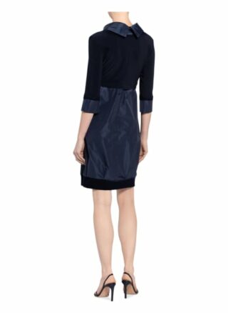 Joseph Ribkoff Kleid im Materialmix, Blau