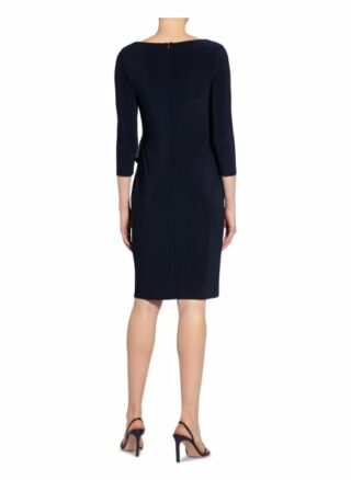 Joseph Ribkoff Kleid mit 3/4-Arm und Volantbesatz, Blau