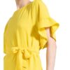 Joseph Ribkoff Kleid mit Volantbesatz, Gelb