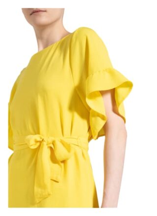 Joseph Ribkoff Kleid mit Volantbesatz, Gelb