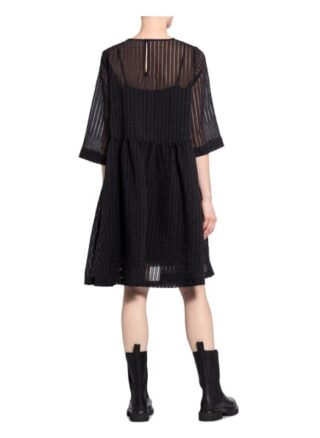 Just Female Kleid Soli mit 3/4-Arm, Schwarz