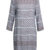 Juvia Kleid mit 3/4-Arm, Grau