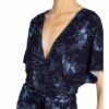 Juvia Lounge-Kleid in Wickeloptik, Blau