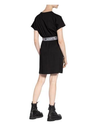 Karl Lagerfeld Jerseykleid, Schwarz