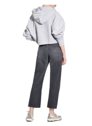 Karo Kauer Straight Jeans, Grau