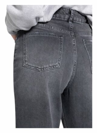 Karo Kauer Straight Jeans, Grau