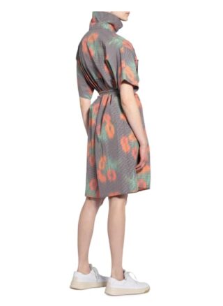 Kenzo Hemdblusenkleid, Grau