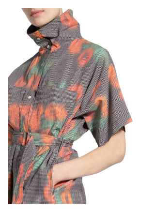 Kenzo Hemdblusenkleid, Grau