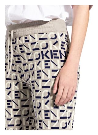Kenzo Strickhose im Jogging-Stil, Grau
