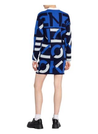 Kenzo Strickkleid, Blau