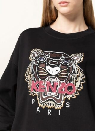 Kenzo Sweatkleid, Schwarz
