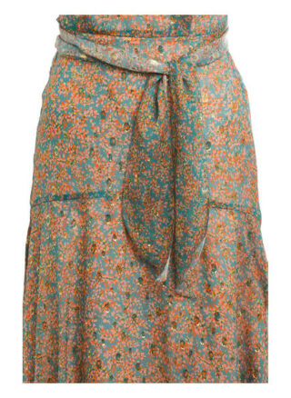 L.K.Bennett Seidenkleid Mimi mit Glitzergarn, Grün