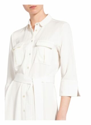 Lenny Niemeyer Hemdblusenkleid mit 3/4-Arm, Weiß