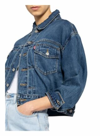 Levi's® Cropped-Jeansjacke, Blau