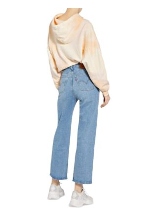 Levis Ribcage Straight Leg Jeans Damen, Blau