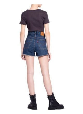 Levi's® Jeans-Shorts Ribcage, Blau