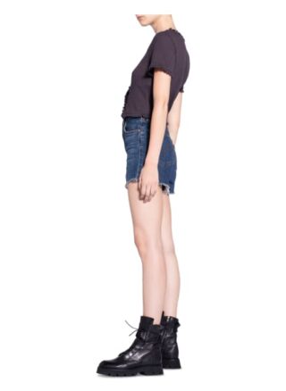 Levi's® Jeans-Shorts Ribcage, Blau