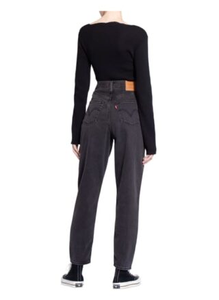 Levi's® Mom Jeans High Loose Taper, Schwarz