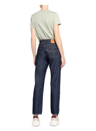 Levis Jeans 501 Original Straight Leg Jeans Damen, Blau