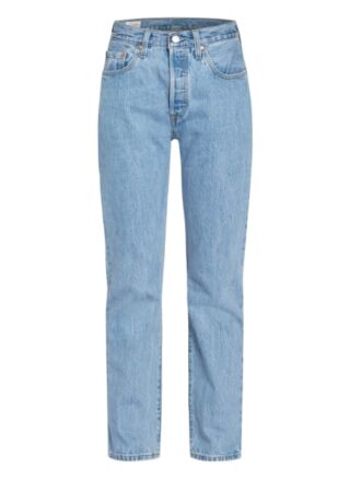 Levis 501 Original Straight Leg Jeans Damen, Blau