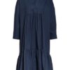 Li.Lu Kleid Emily mit 3/4-Arm, Blau