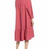 Li.Lu Kleid Emily mit 3/4-Arm, Pink