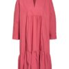 Li.Lu Kleid Emily mit 3/4-Arm, Pink