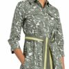 Lieblingsstück Hemdblusenkleid Rialal mit 3/4-Arm, Grün