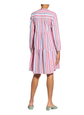 Lilienfels Kleid mit Volantbesatz, Rot