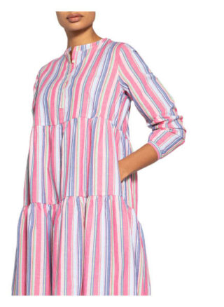 Lilienfels Kleid mit Volantbesatz, Rot