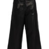 Lilienfels Leder-Culotte, Schwarz
